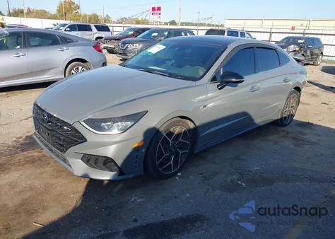 2022 Hyundai Sonata N Line z USA, uszkodzony, nr VIN KMHL14JC6NA225093